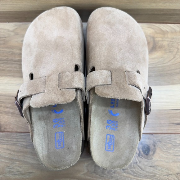 Love Cat Studio Boston Clogs Womens 5 EU 36 Sand Soft Foot Bed Sand Platform - Picture 8 of 10